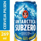 Cerveja Antartica Subzero Gelada Lata 269 ml com 15 unidades